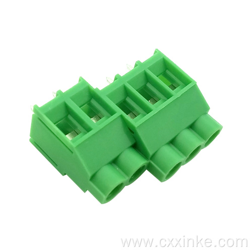 6.35MM pitch screw type PCB terminal block Spliceable terminal